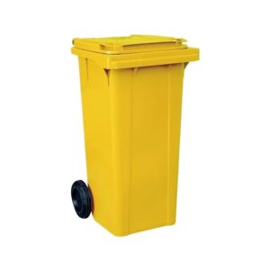 CARRINHO COLETOR DE LIXO SEM PEDAL DE 120 LITROS
