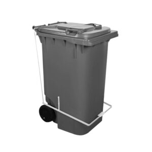 CARRINHO COLETOR DE LIXO COM PEDAL DE 240 LITROS