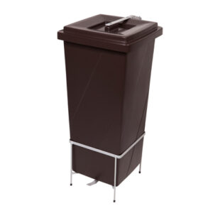 LIXEIRA COM PEDAL 92L, PEMD (PEDAL FERRO PINTADO)