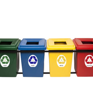 KIT DE LIXEIRA COM ABERTURA SUPERIOR 4x52L, PEMD (KIT)