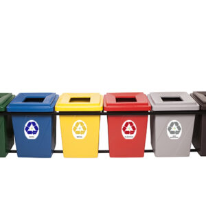 KIT DE LIXEIRA COM ABERTURA SUPERIOR 6x52L, PEMD (KIT)